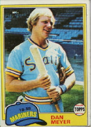 1981 Topps Baseball Cards      143     Dan Meyer